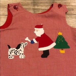Girls Christmas Reversible Dress